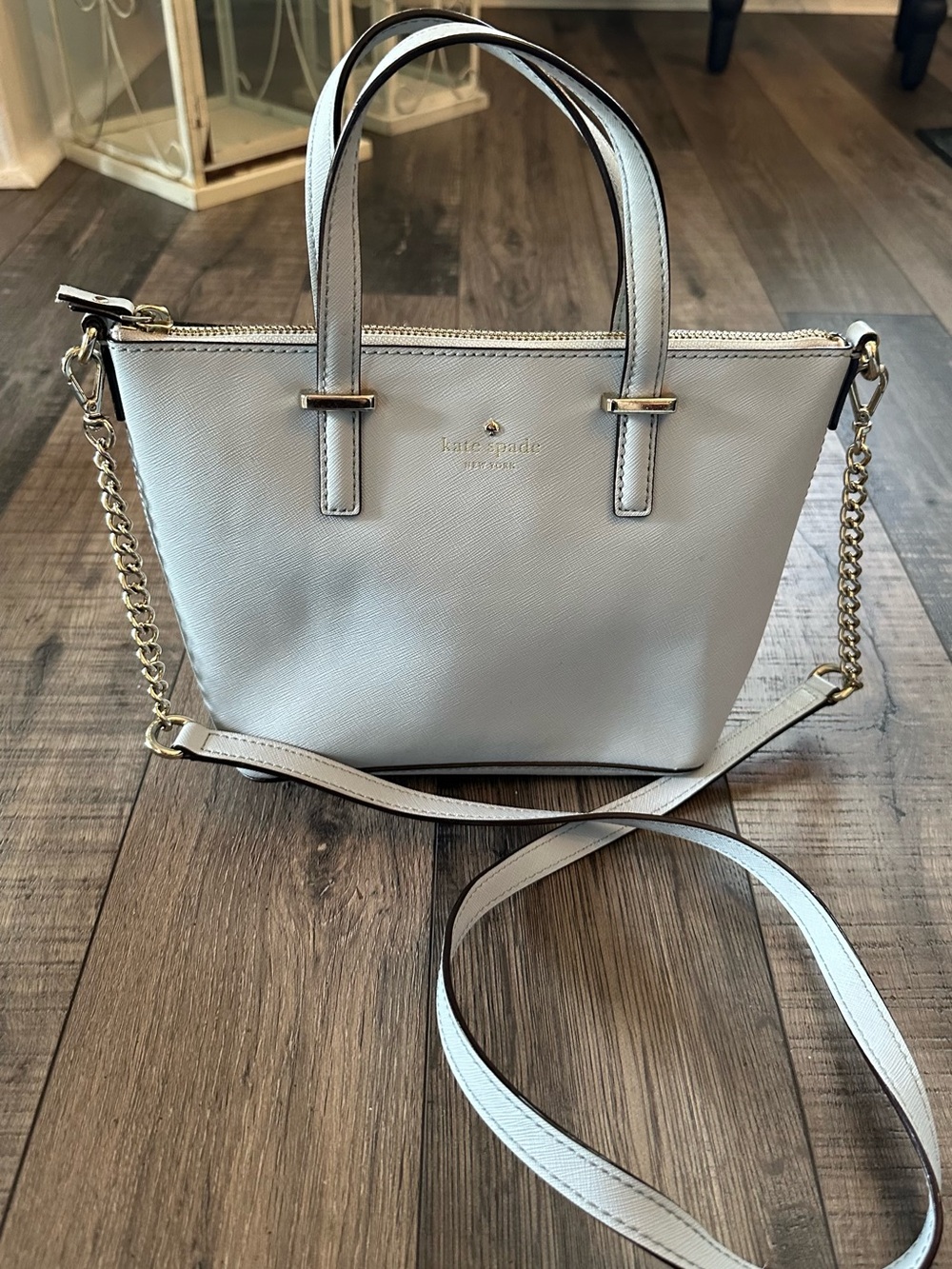 Kate Spade New York Cedar Street Harmony Convertible CrossBody Bag Light Blue